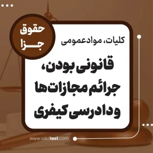قانونی بودن، جرائم مجازات ها و دادرسی کیفری