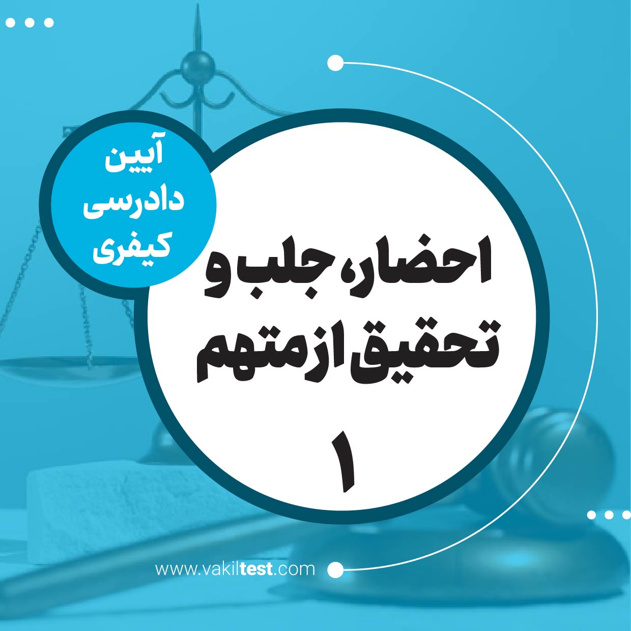 احضار، جلب و تحقیق از متهم -1