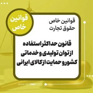 قانون حداکثر استفاده از توان تولیدی و خدماتی کشور و حمایت از کالای ایرانی